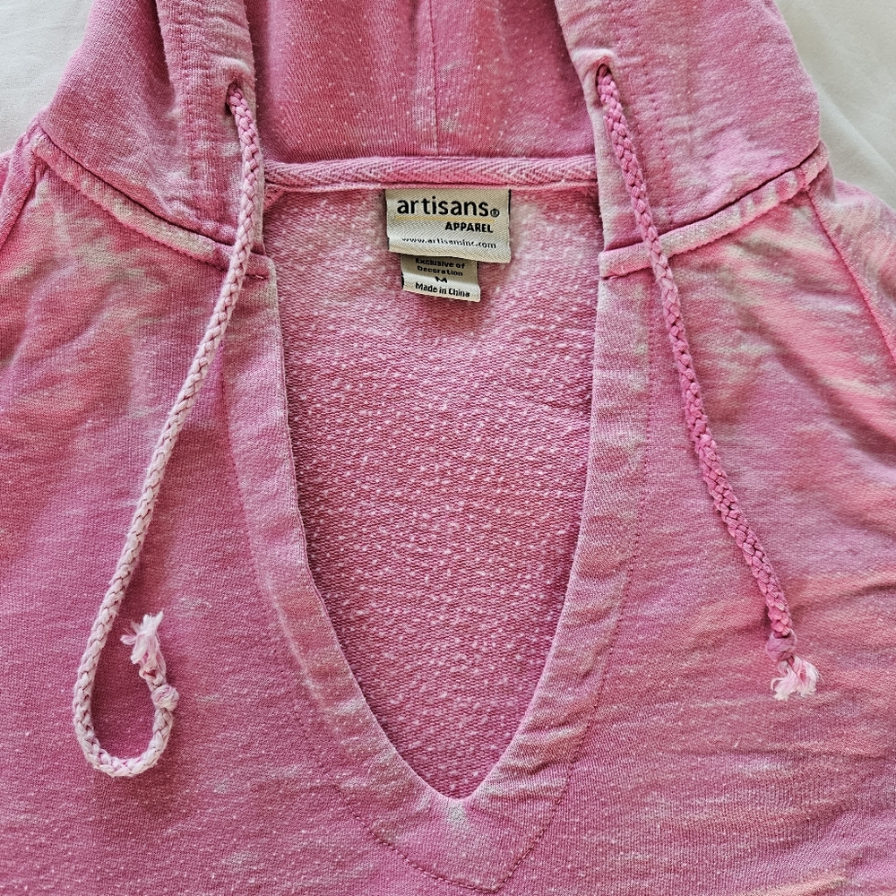 ❌️❌️SOLD❌️❌️Dordt College University Womens Medium Pink Pullover Hoodie - Picture 4 of 12